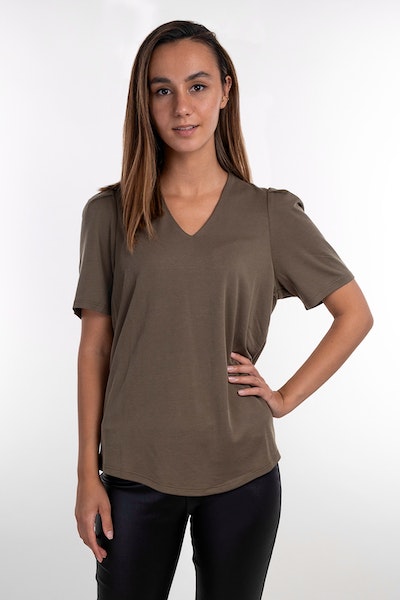 Free Quent Basic Shirt Balloon in olive